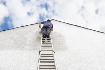 Peinture extérieure à la Pomarède — façades et ravalement